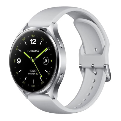 Смарт часы Xiaomi Watch 2 Silver Case with Gray TPU Strap Серебристый