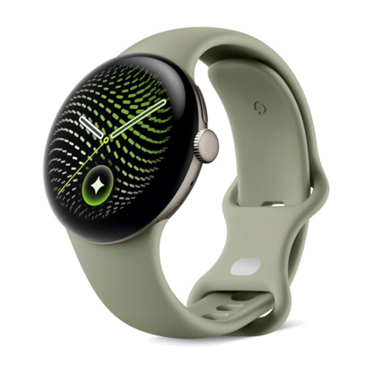 Часы Google Pixel Watch 5, 45 мм Satin Pyrite/Olive, бронзовый
