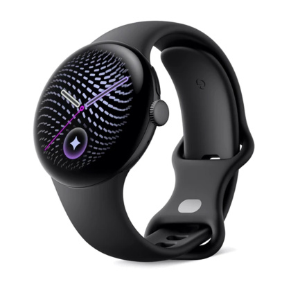 Часы Google Pixel Watch 5, 45 мм LTE Matte Black/Obsidian, чёрный