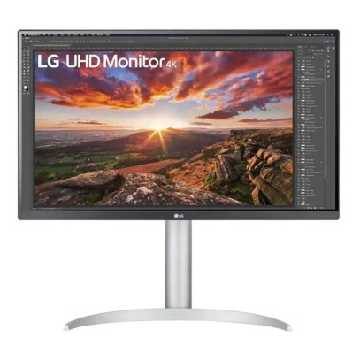 Монитор 27" LG UltraFine 27UP850K-W 3840x2160, 60Гц, IPS Чёрный