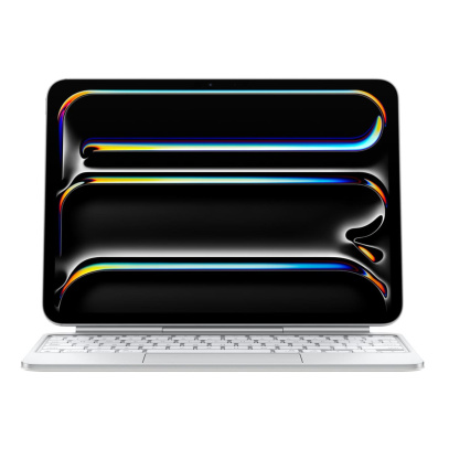 Клавиатура Apple Magic Keyboard для iPad Pro 11" M4 2024 (MWR03) White, белый Клавиатура Apple Magic Keyboard для iPad Pro 11" M4 2024 (MWR03) White, белый