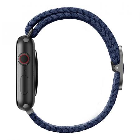 Ремешок UNIQ для Apple Watch 38/40/41 мм ASPEN Strap Braided (40MM-ASPOBLU) Синий