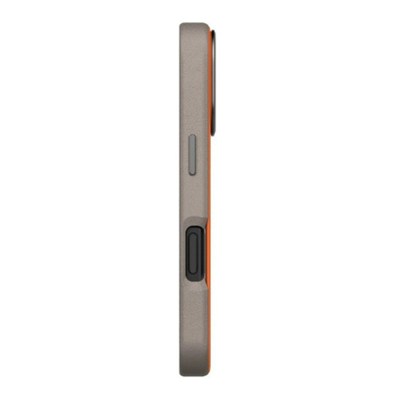 Чехол для iPhone 18 Pro/17 Pro с MagSafe UNIQ DS LYDEN (IP6.3P(2025)-LDSFORGFGRY) Оранжево-серый