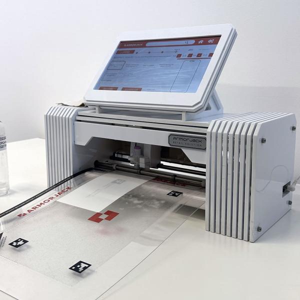 Защитная пленка задняя для смартфона Armorjack полиуретановая глянцевая, сталь