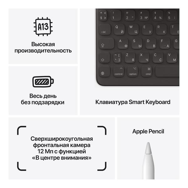 Apple iPad 10,2" (A13, 2021, 9 gen) Wi-Fi 64Gb Silver, серебристый