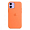 Силиконовый чехол для iPhone 12 mini MagSafe Silicone Case Оранжевый