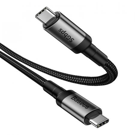 USB Type-C кабель Baseus разъем Type-C 100W (CATKLF-SG1) Черный