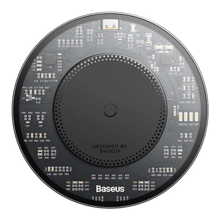 Беспроводное зарядное устройство Baseus Simple 2 Wireless Charger 15W (BS-W530) Black, черный Беспроводное зарядное устройство Baseus Simple 2 Wireless Charger 15W (BS-W530) Black, черный