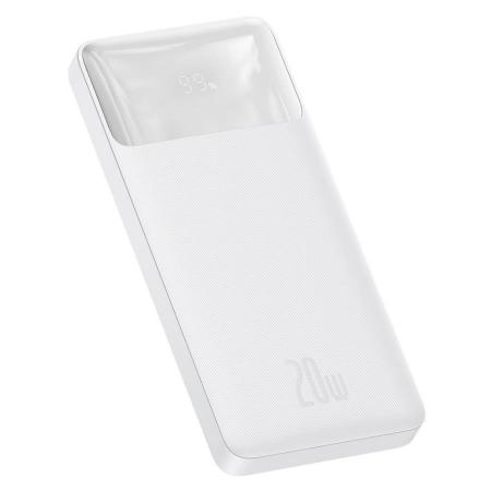 Внешний аккумулятор Baseus Bipow Digital Display Power Bank 10000mAh 20W PPDML-L02 (PPBD10K) Белый Внешний аккумулятор Baseus Bipow Digital Display Power Bank 10000mAh 20W PPDML-L02 (PPBD10K) Белый