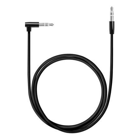AUX-кабель Deppa угловой, 1,2 м (72401) Черный