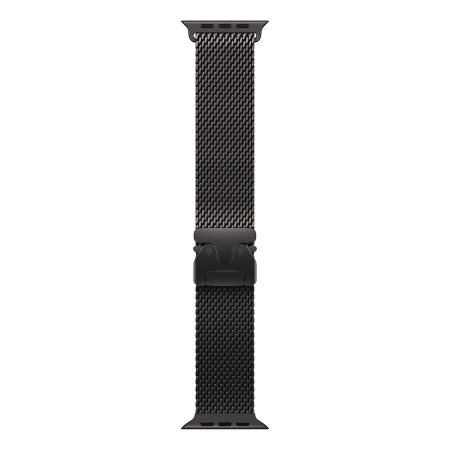 Apple Watch Ultra 4, 49 мм корпус из титана цвета «Black», ремешок Titanium Milanese Loop цвета «Black» размера S