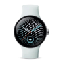 Часы Google Pixel Watch 5, 45 мм LTE Polished Silver/Fog, серебристый