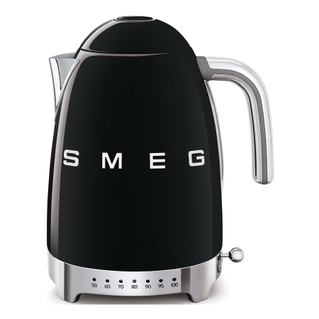 Чайник электрический с регулируемой температурой SMEG 50s style (KLF04BLEU) Черный Чайник электрический с регулируемой температурой SMEG 50s style (KLF04BLEU) Черный