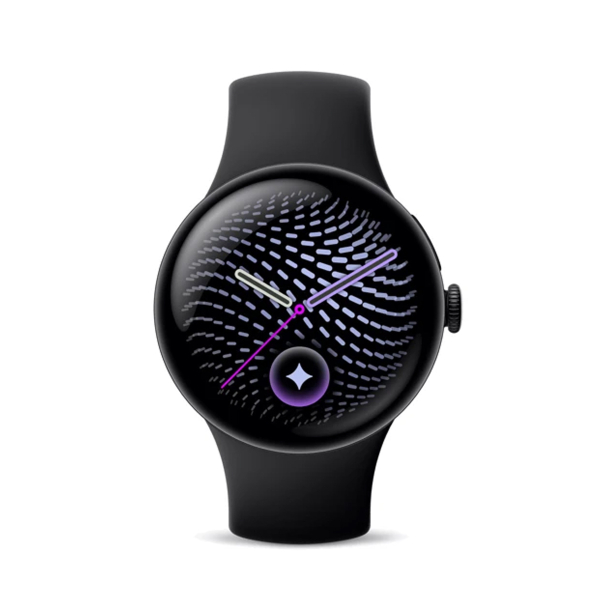 Часы Google Pixel Watch 5, 41 мм Matte Black/Obsidian, чёрный