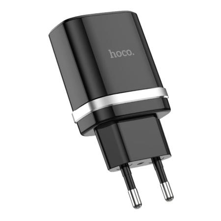 Сетевое зарядное устройство hoco. Smart QC3.0 Charger USB 18 Вт (C12Q) Черный Сетевое зарядное устройство hoco. Smart QC3.0 Charger USB 18 Вт (C12Q) Черный