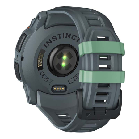 Часы Garmin INSTINCT 3 AMOLED 50мм Neo Tropic, зеленый с серым ремешком Часы Garmin INSTINCT 3 AMOLED 50мм Neo Tropic, зеленый с серым ремешком