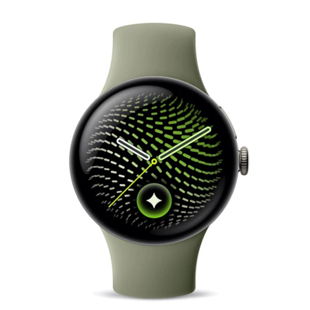 Часы Google Pixel Watch 5, 45 мм LTE Satin Pyrite/Olive, бронзовый