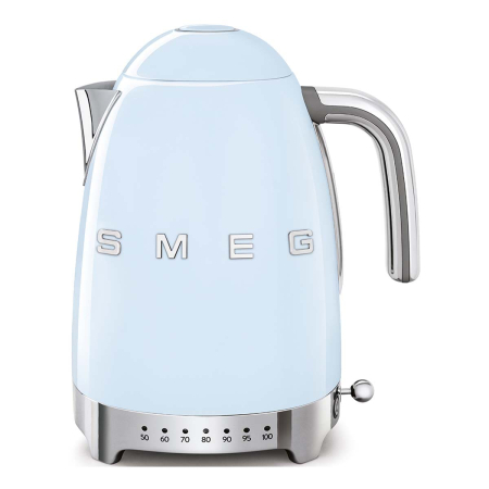 Чайник электрический с регулируемой температурой SMEG 50s style (KLF04PBEU) Пастельный голубой Чайник электрический с регулируемой температурой SMEG 50s style (KLF04PBEU) Пастельный голубой