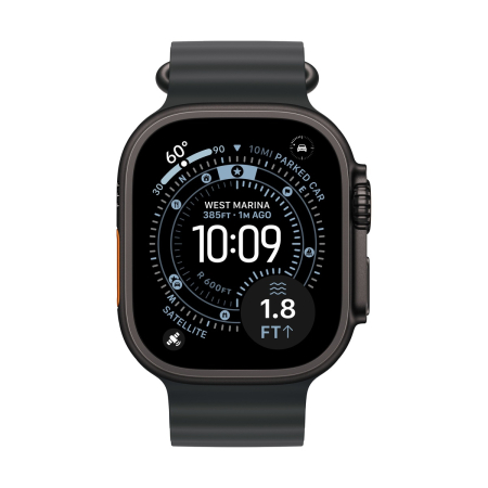 Apple Watch Ultra 3 (2025), 49 мм корпус из титана цвета «Black», ремешок Alpine Loop размера S цвета «Black» Apple Watch Ultra 3 (2025), 49 мм корпус из титана цвета «Black», ремешок Alpine Loop размера S цвета «Black»