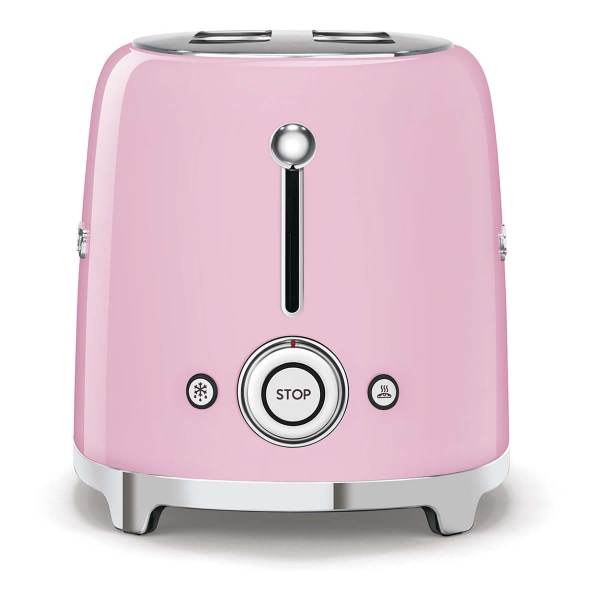 Тостер на 4 ломтика SMEG 50s style (TSF02PKEU) Розовый