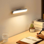 Лампа офисная светодиодная Baseus Magnetic Stepless Dimming Charging Desk Lamp, 45 Вт (DGXC-C0G) Deep gray, серо-белый Лампа офисная светодиодная Baseus Magnetic Stepless Dimming Charging Desk Lamp, 45 Вт (DGXC-C0G) Deep gray, серо-белый