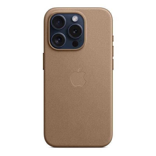 Чехол FineWoven Case для Apple iPhone 15 Pro с MagSafe Taupe, бежевый