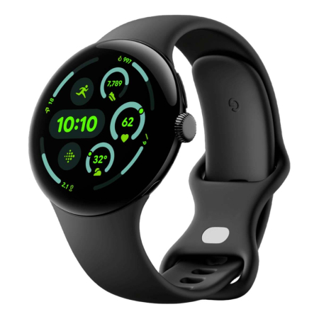 Часы Pixel Watch 3, 45 мм, LTE + Wi-Fi, Matte Black/Obsidian, черный Часы Pixel Watch 3, 45 мм, LTE + Wi-Fi, Matte Black/Obsidian, черный