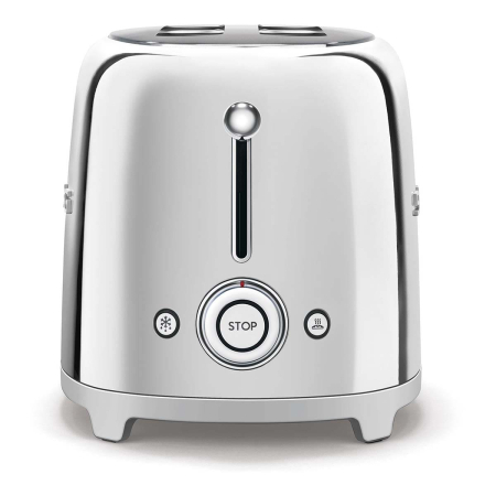 Тостер на 4 ломтика SMEG 50s style (TSF02SSEU) Хром