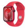 Apple Watch Series 9, 41 мм корпус из алюминия цвета (PRODUCT)RED™, ремешок Sport Band размера S/M цвета «Red»