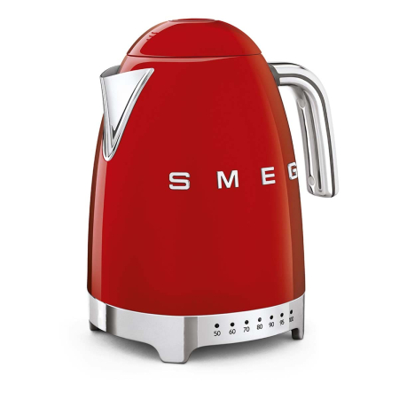 Чайник электрический с регулируемой температурой SMEG 50s style (KLF04RDEU) Красный Чайник электрический с регулируемой температурой SMEG 50s style (KLF04RDEU) Красный