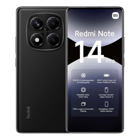 Xiaomi Redmi Note 14 Pro 8/128Gb Midnight Black, чёрный Xiaomi Redmi Note 14 Pro 8/128Gb Midnight Black, чёрный