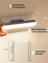 Лампа офисная светодиодная Baseus Magnetic Stepless Dimming Charging Desk Lamp, 45 Вт (DGXC-C0G) Deep gray, серо-белый Лампа офисная светодиодная Baseus Magnetic Stepless Dimming Charging Desk Lamp, 45 Вт (DGXC-C0G) Deep gray, серо-белый