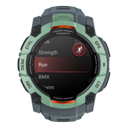 Часы Garmin INSTINCT 3 AMOLED 50мм Neo Tropic, зеленый с серым ремешком Часы Garmin INSTINCT 3 AMOLED 50мм Neo Tropic, зеленый с серым ремешком