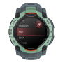Часы Garmin INSTINCT 3 AMOLED 50мм Neo Tropic, зеленый с серым ремешком Часы Garmin INSTINCT 3 AMOLED 50мм Neo Tropic, зеленый с серым ремешком