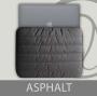 Чехол для Macbook Air/Pro 13 (18/20) Bustha Puffer Sleeve Nylo/Leather (BST755249) Asphalt