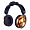 Беспроводные наушники Dyson OnTrac Copper, синий/медь