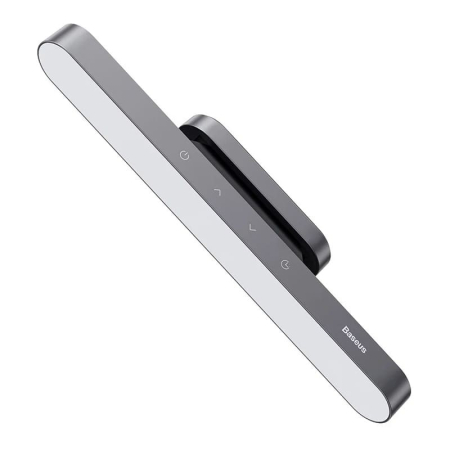Лампа офисная светодиодная Baseus Magnetic Stepless Dimming Charging Desk Lamp, 45 Вт (DGXC-C0G) Deep gray, серо-белый Лампа офисная светодиодная Baseus Magnetic Stepless Dimming Charging Desk Lamp, 45 Вт (DGXC-C0G) Deep gray, серо-белый