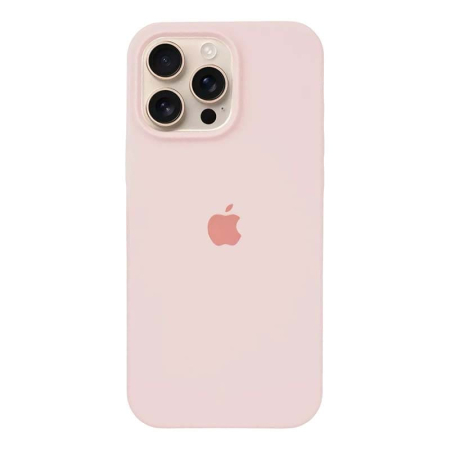 Чехол для iPhone 16 Pro Max с MagSafe Silicone Case Light Pink, светло-розовый