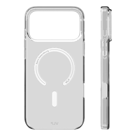 Чехол для iPhone 17 Pro Max с MagSafe защитный VLP Puro Case Прозрачный