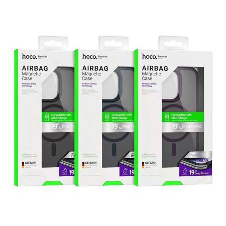 Чехол hoco. AIRBAG Magnetic Case для Apple iPhone 15 Pro (AS5) Черный