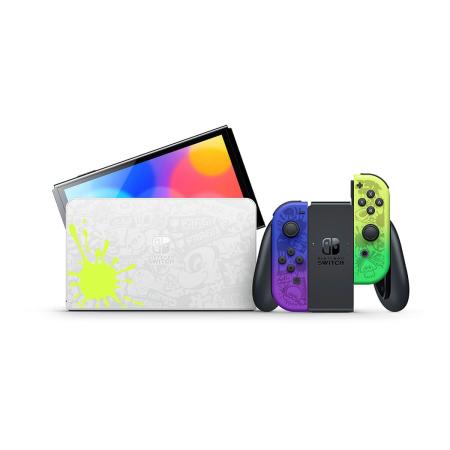 Игровая консоль Nintendo Switch OLED 64Gb Splatoon 3 Edition, зеленый/фиолетовый Игровая консоль Nintendo Switch OLED 64Gb Splatoon 3 Edition, зеленый/фиолетовый