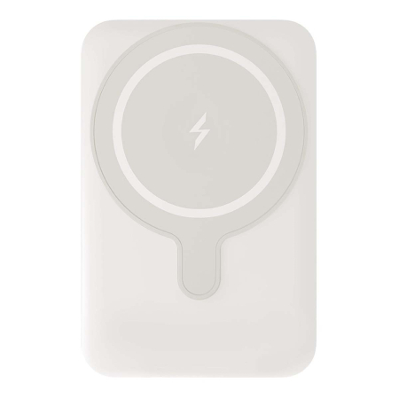Внешний аккумулятор VLP LITE Power Snap 5000 mAh, 3A, MagSafe, USB-C, Белый