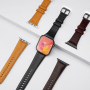 Кожаный ремешок для Apple Watch 42/44/45/49 мм WiWU (Wi-WB003) Black, черный Кожаный ремешок для Apple Watch 42/44/45/49 мм WiWU (Wi-WB003) Black, черный