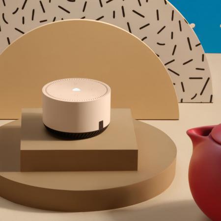 Умная колонка Яндекс.Станция Лайт (Алиса) Бежевый