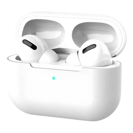 Силиконовый чехол с ремешком для AirPods Pro 2 White, белый