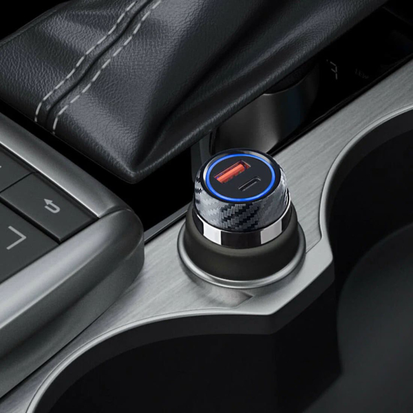 АЗУ Deppa USB A + USB-C, PD, QC 3.0, 52W (11213) Металл, графит