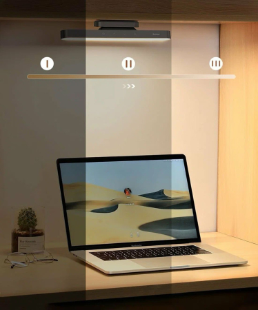 Лампа офисная светодиодная Baseus Magnetic Stepless Dimming Charging Desk Lamp, 45 Вт (DGXC-C0G) Deep gray, серо-белый Лампа офисная светодиодная Baseus Magnetic Stepless Dimming Charging Desk Lamp, 45 Вт (DGXC-C0G) Deep gray, серо-белый