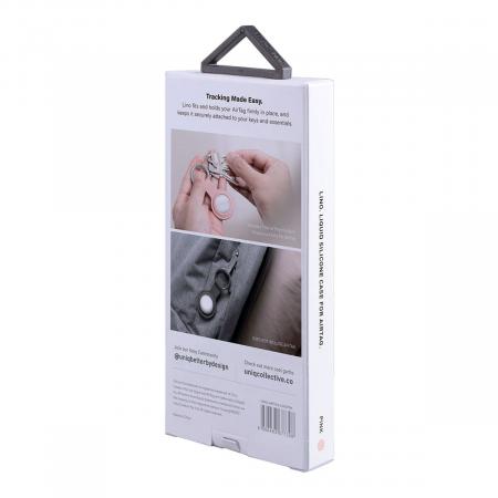 Чехол для Apple AirTag UNIQ Lino Liquid silicone (AIRTAG-LINOPNK) Розовый Чехол для Apple AirTag UNIQ Lino Liquid silicone (AIRTAG-LINOPNK) Розовый