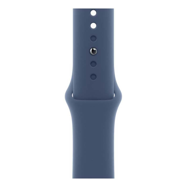 Apple Watch SE (2024), 40 мм корпус из алюминия цвета «Silver», ремешок Sport Band размера S/M цвета «Denim» Apple Watch SE (2024), 40 мм корпус из алюминия цвета «Silver», ремешок Sport Band размера S/M цвета «Denim»