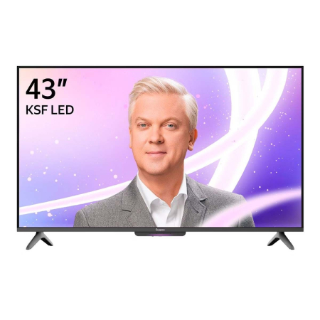 Телевизор Яндекс ТВ Станция Бейсик с Алисой на YaGPT 43“ 4K UHD, LED (YNDX-00074) Телевизор Яндекс ТВ Станция Бейсик с Алисой на YaGPT 43“ 4K UHD, LED (YNDX-00074)